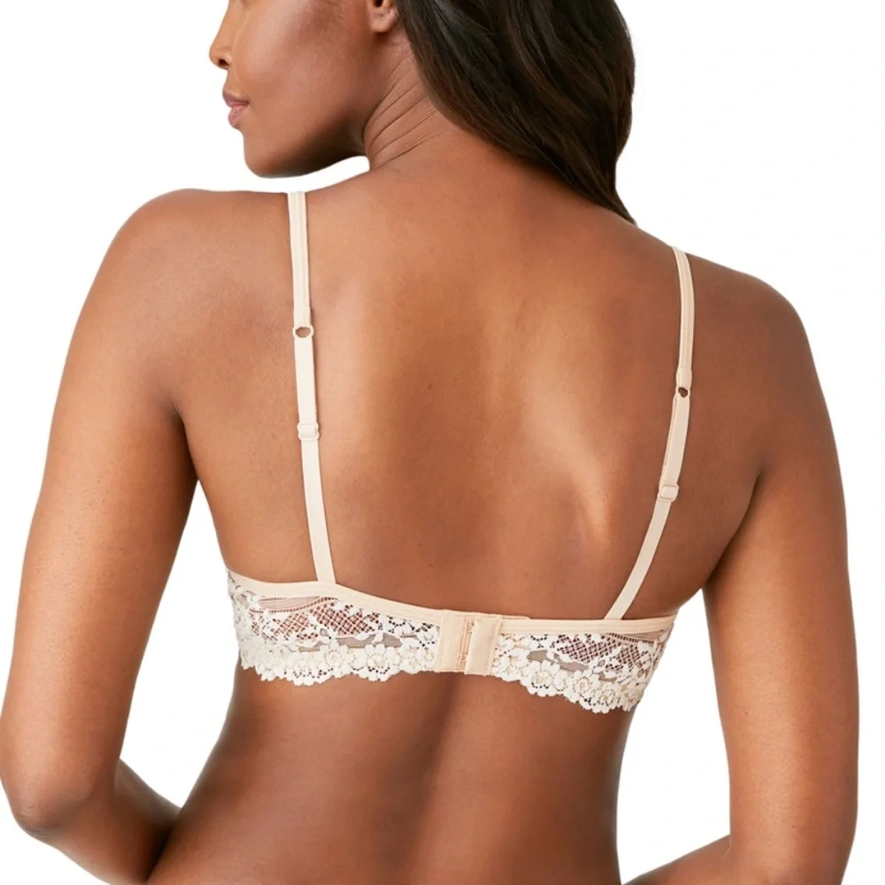 Wacaol Embrace Lace Petite Push Up Underwire Bra, Size 30C - Picture 9 of 13